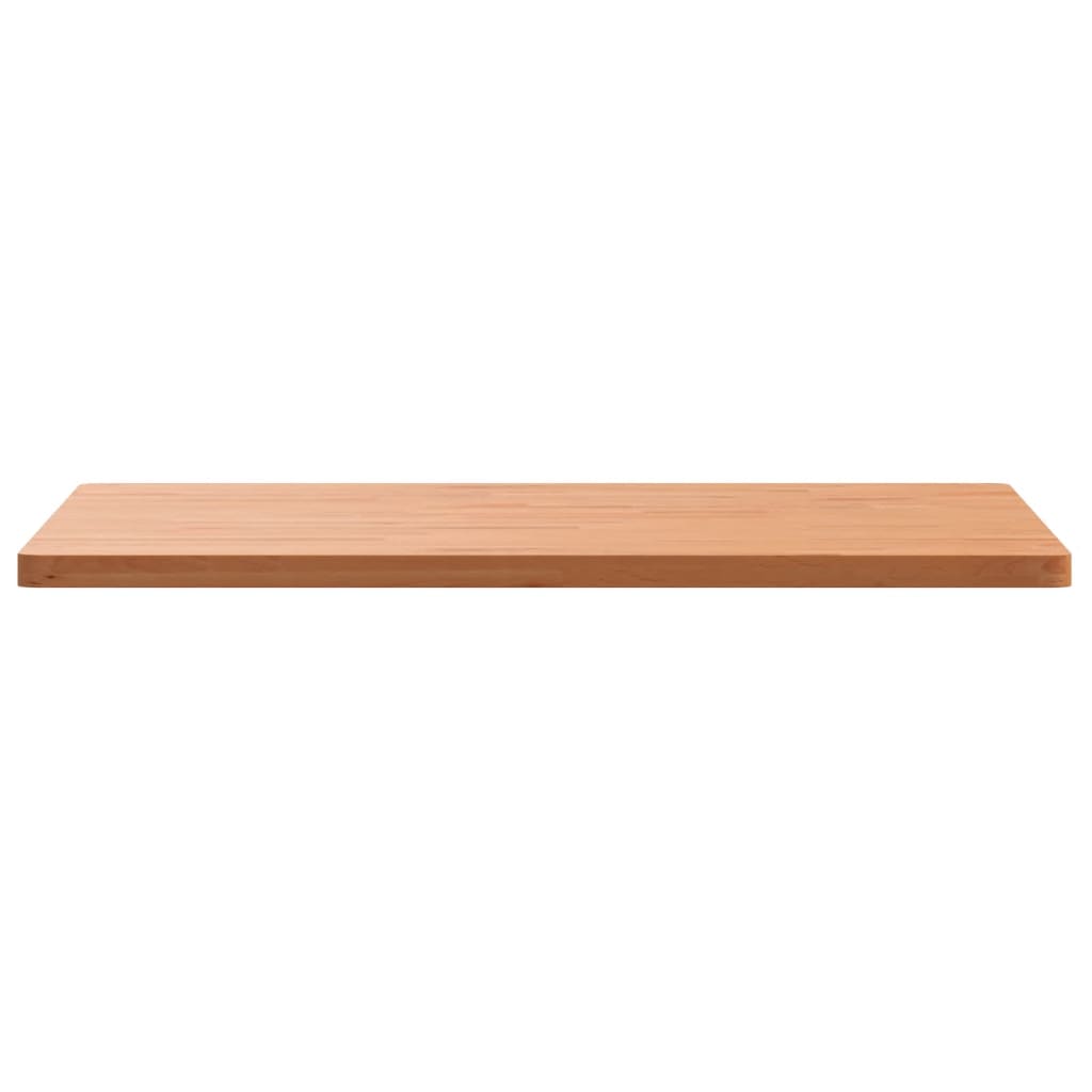 Piano per Tavolo 80x80x2,5 cm Quadrato Legno Massello di Faggio