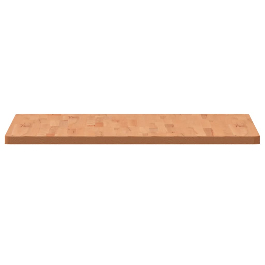 Piano per Tavolo 80x80x2,5 cm Quadrato Legno Massello di Faggio