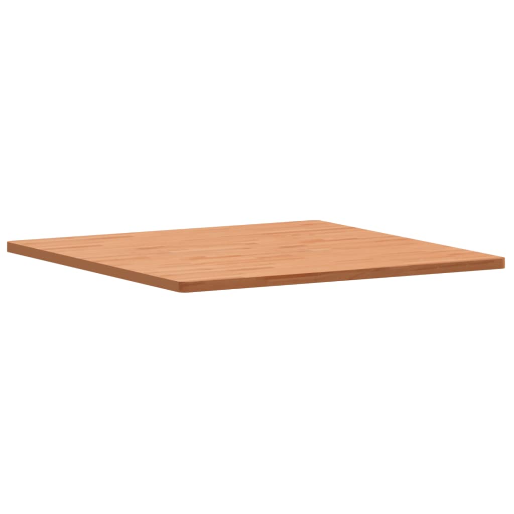 Piano per Tavolo 90x90x2,5 cm Quadrato Legno Massello di Faggio