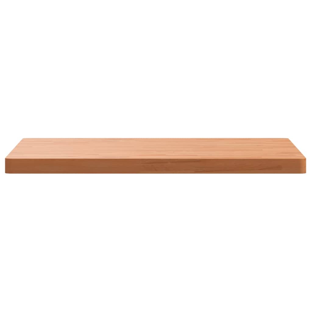 Piano per Tavolo 80x80x4 cm Quadrato Legno Massello di Faggio