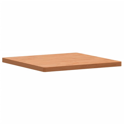 Piano per Tavolo 80x80x4 cm Quadrato Legno Massello di Faggio