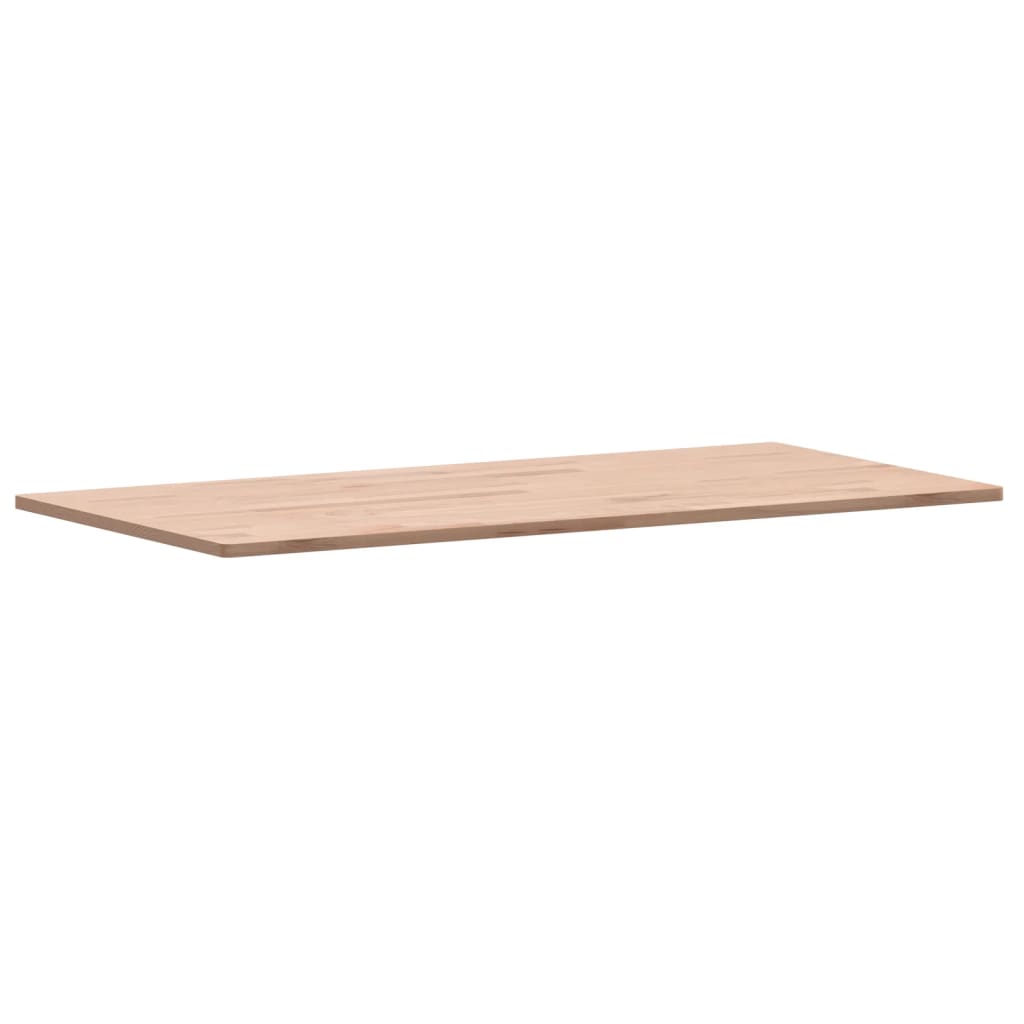 Piano Bagno 80x40x1,5 cm Legno Massello di Faggio