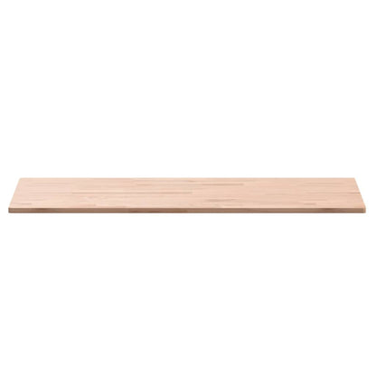 Piano Bagno 100x50x1,5 cm in Legno Massello di Faggio