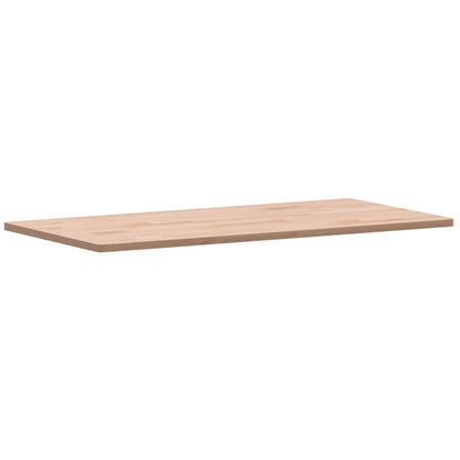 Piano Bagno 100x50x1,5 cm in Legno Massello di Faggio