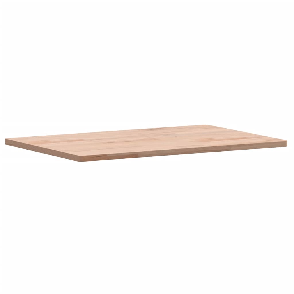 Piano Bagno 60x40x1,5 cm Legno Massello di Faggio