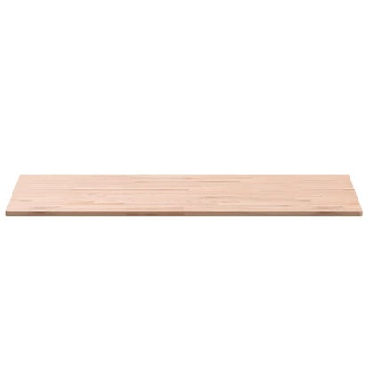 Piano Bagno 100x60x1,5 cm in Legno Massello di Faggio