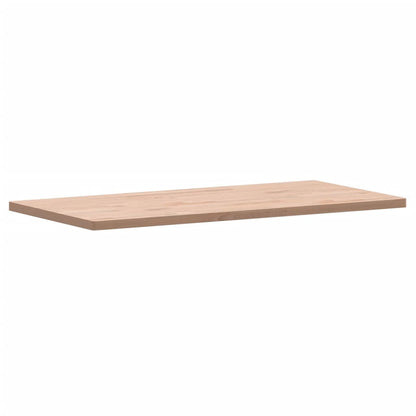 Piano Bagno 100x50x2,5 cm in Legno Massello di Faggio