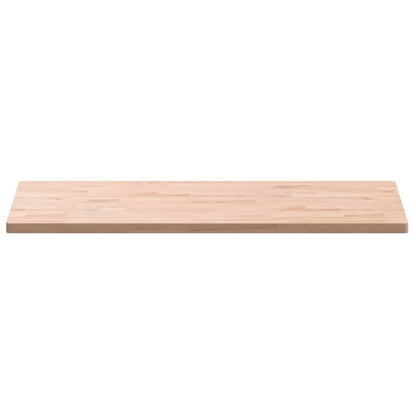 Piano Bagno 100x50x2,5 cm in Legno Massello di Faggio