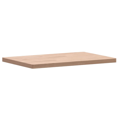 Piano Bagno 60x40x2,5 cm Legno Massello di Faggio