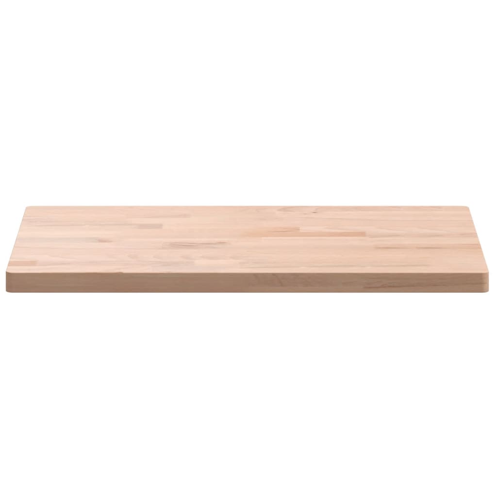 Piano Bagno 60x40x2,5 cm Legno Massello di Faggio
