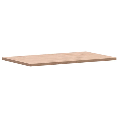 Piano Bagno 100x60x2,5 cm in Legno Massello di Faggio