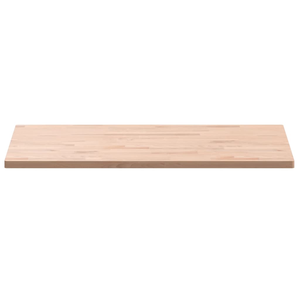 Piano Bagno 100x60x2,5 cm in Legno Massello di Faggio