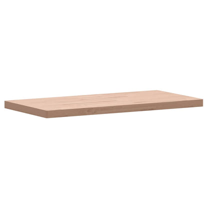 Piano Bagno 100x50x4 cm in Legno Massello di Faggio
