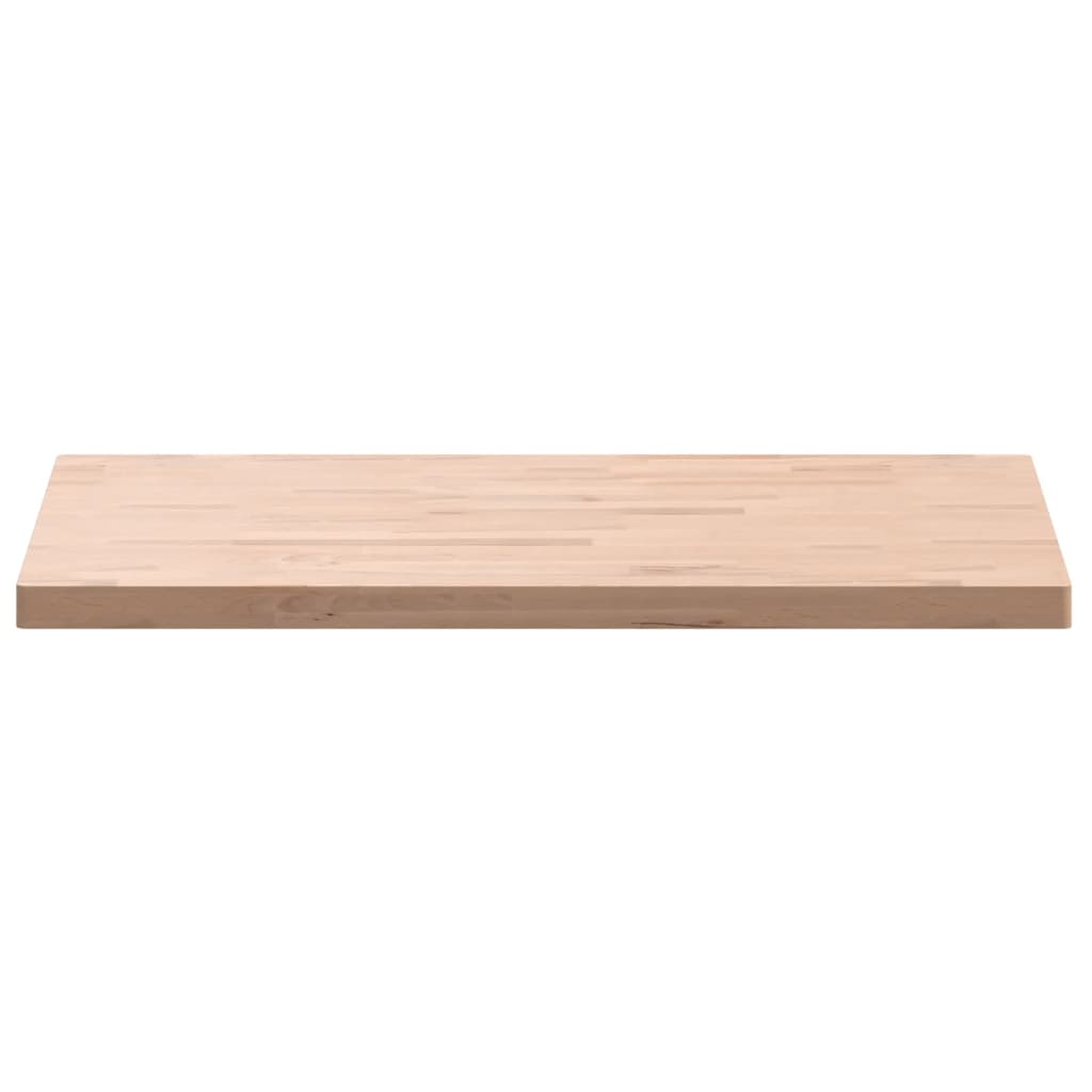 Piano Bagno 100x60x4 cm in Legno Massello di Faggio