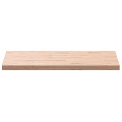 Piano Bagno 100x60x4 cm in Legno Massello di Faggio