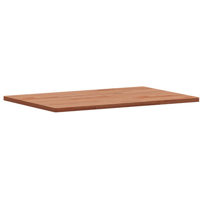 Piano Bagno 60x40x1,5 cm Legno Massello di Faggio
