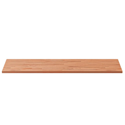 Piano Bagno 100x60x1,5 cm in Legno Massello di Faggio