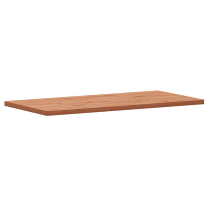 Piano Bagno 100x50x2,5 cm in Legno Massello di Faggio