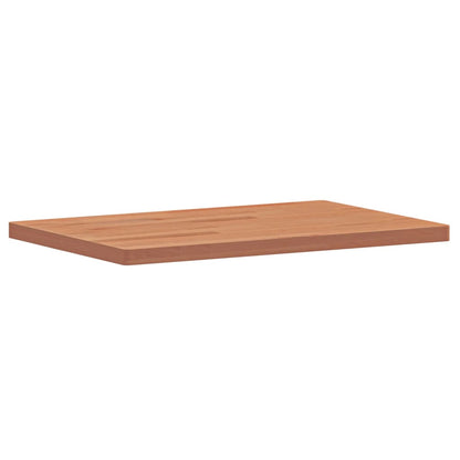 Piano Bagno 60x40x2,5 cm Legno Massello di Faggio