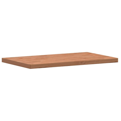 Piano Bagno 100x60x4 cm in Legno Massello di Faggio