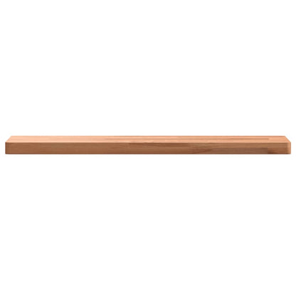 Mensola a Parete 60x20x2,5 cm in Legno Massello di Faggio