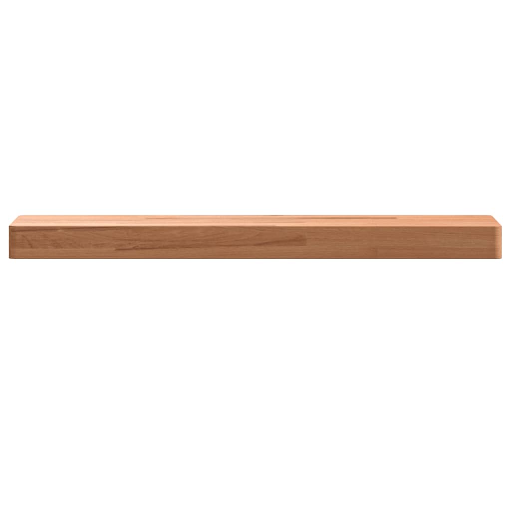 Mensola a Parete 60x20x4 cm in Legno Massello di Faggio