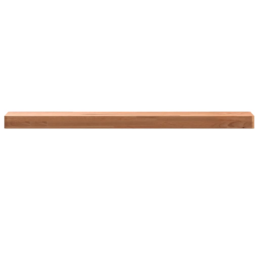 Mensola a Parete 80x20x4 cm in Legno Massello di Faggio