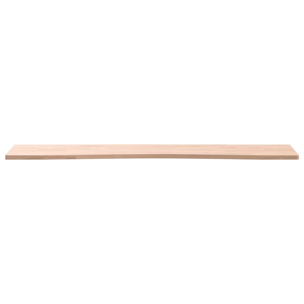 Piano per Scrivania 100x(45-50)x1,5 cm Legno Massello di Faggio