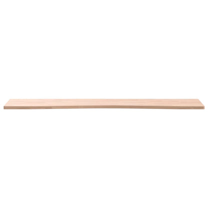 Piano per Scrivania 100x(45-50)x1,5 cm Legno Massello di Faggio