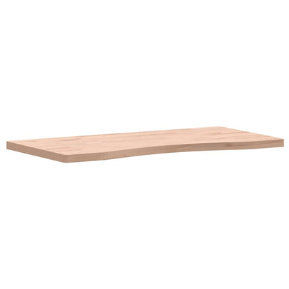 Piano per Scrivania 80x(36-40)x2,5 cm Legno Massello di Faggio