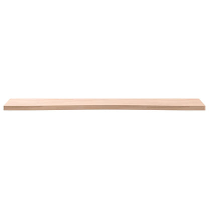Piano per Scrivania 110x(50-55)x2,5 cm Legno Massello di Faggio