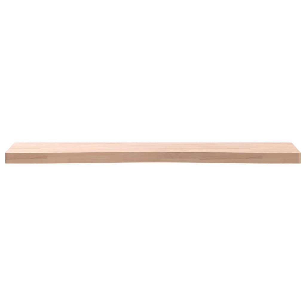 Piano per Scrivania 110x(50-55)x4 cm Legno Massello di Faggio