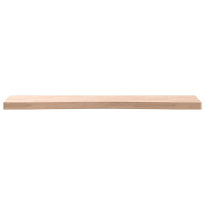 Piano per Scrivania 110x(50-55)x4 cm Legno Massello di Faggio