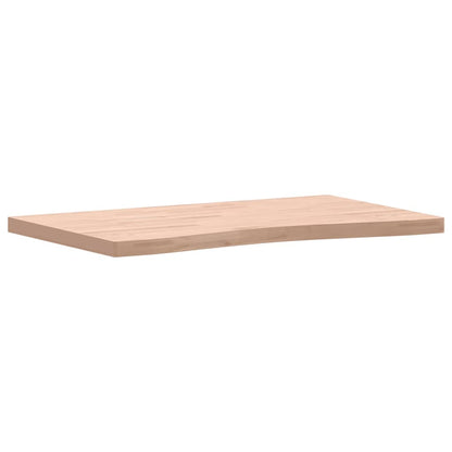 Piano per Scrivania 100x(55-60)x4 cm Legno Massello di Faggio