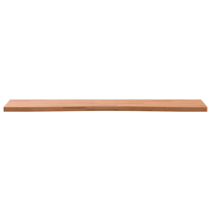 Piano per Scrivania 110x(50-55)x2,5 cm Legno Massello di Faggio