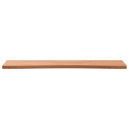 Piano per Scrivania 100x(55-60)x2,5 cm Legno Massello di Faggio