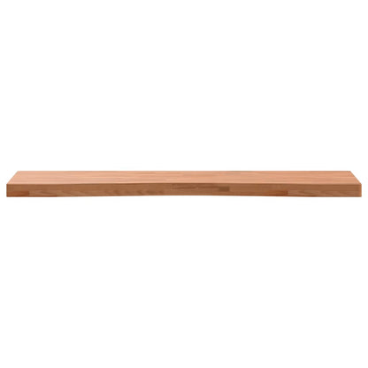 Piano per Scrivania 110x(50-55)x4 cm Legno Massello di Faggio