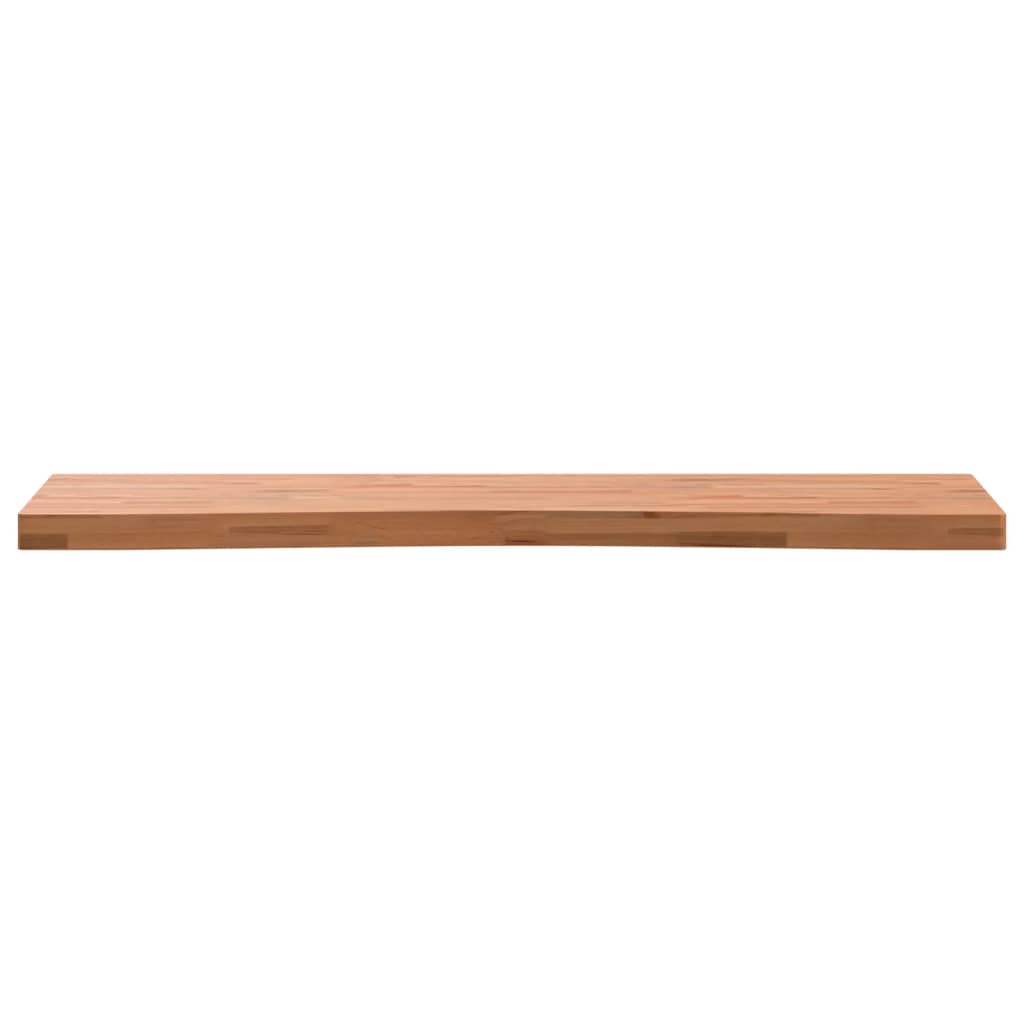 Piano per Scrivania 110x(55-60)x4 cm Legno Massello di Faggio
