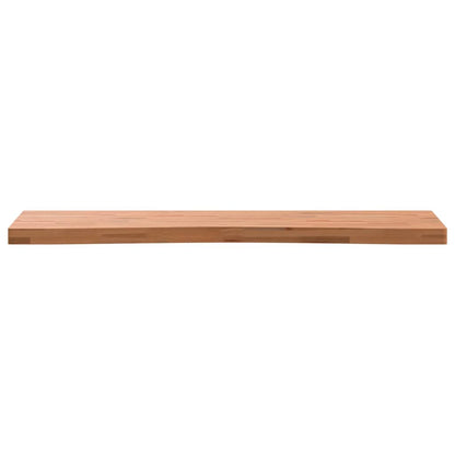 Piano per Scrivania 110x(55-60)x4 cm Legno Massello di Faggio