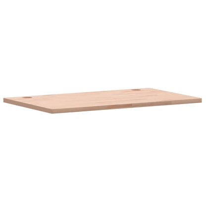 Piano Scrivania 100x60x2,5 cm in Legno Massello di Faggio