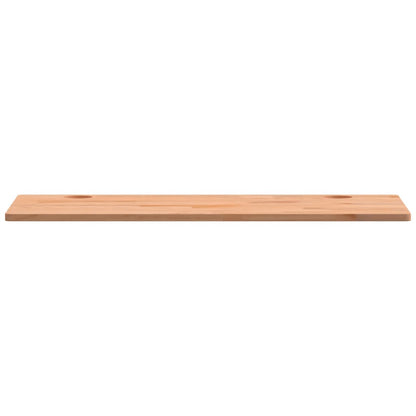 Piano per Scrivania 80x40x1,5 cm Legno Massello di Faggio