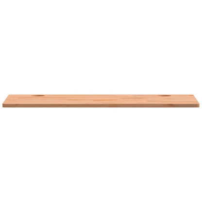 Piano per Scrivania 100x50x1,5 cm in Legno Massello di Faggio