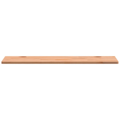 Piano per Scrivania 110x55x1,5 cm in Legno Massello di Faggio
