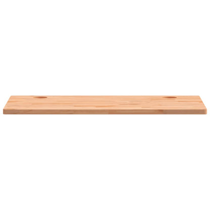 Piano Scrivania 100x60x2,5 cm in Legno Massello di Faggio