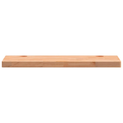 Piano Scrivania 110x55x4 cm in Legno Massello di Faggio