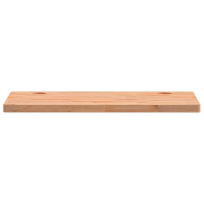 Piano Scrivania 100x60x4 cm in Legno Massello di Faggio