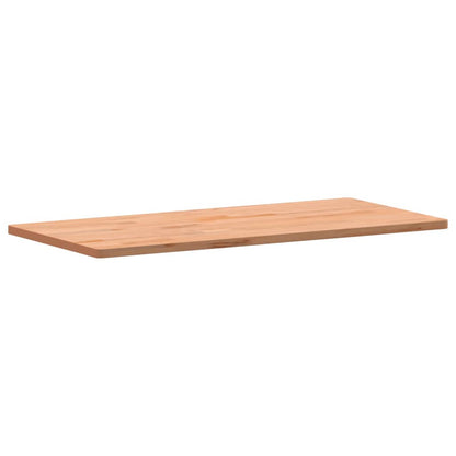 Piano Scrivania 115x55x2,5 cm in Legno Massello di Faggio