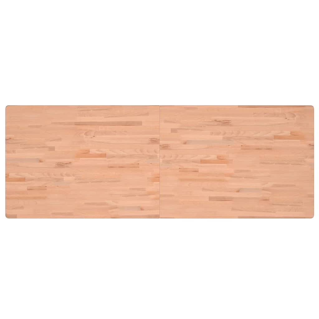 Piano Scrivania 150x55x2,5 cm in Legno Massello di Faggio