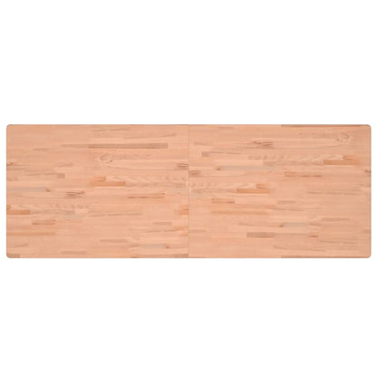 Piano Scrivania 150x55x2,5 cm in Legno Massello di Faggio