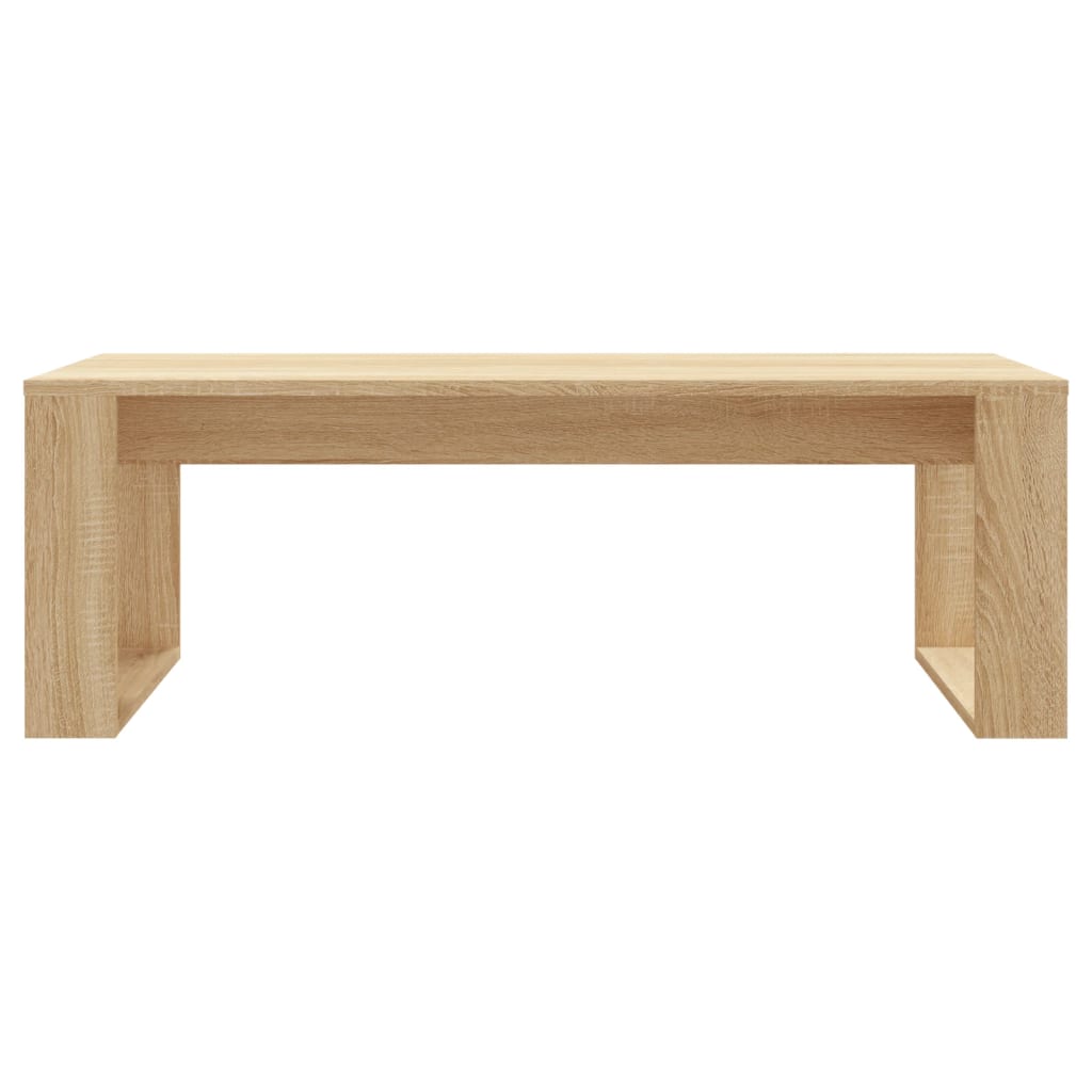 Tavolino da Salotto Rovere Sonoma 102x50x35cm Legno Multistrato
